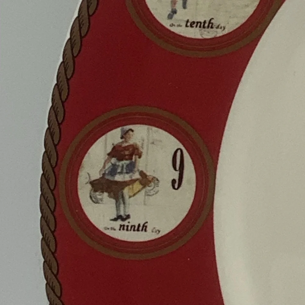 Williams Sonoma 2010 Twelve Days of Christmas Dinner Plate